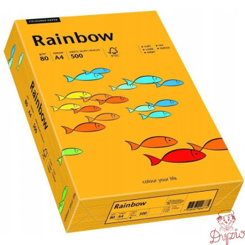 Papier ksero A4 80g RAINBOW R22 jasnopomarańczowy 88042409