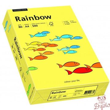 Papier ksero kolorowy A4 80g RAINBOW żółty R16 88042343