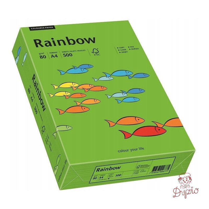 Papier ksero A4 80g RAINBOW R78 ciemnozielony 88042673