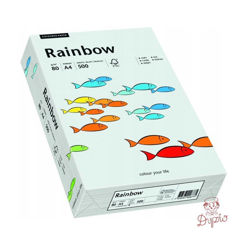 Papier ksero A4 80g RAINBOW R93 jasnoszary 88042783