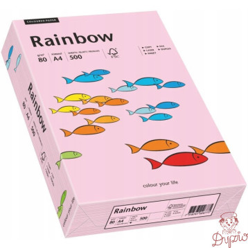 Papier ksero A4 80g RAINBOW R54 jasnoróżowy 88042519