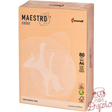 Papier ksero MAESTRO COLOR A4 80g SA24 pastel łososiowy