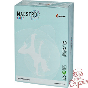 Papier ksero A4 80g MAESTRO COLOR BL29 jasny niebieski pastel pastel