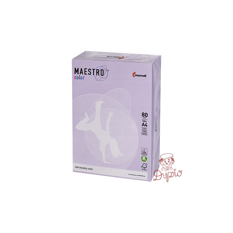 Papier ksero A4 80g MAESTRO COLOR LA12 Trendy lavenda/ametyst
