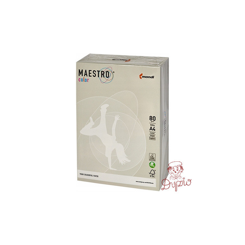 Papier ksero A4 80g MAESTRO COLOR GR21 Trendy szary
