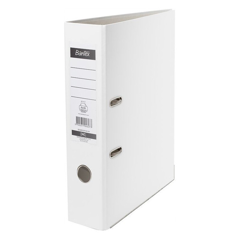 Segregator na dokumenty A4 80mm XXL biały z szyną 100551787