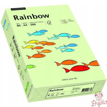 Papier ksero A4 80g RAINBOW R72 bladozielony 88042585