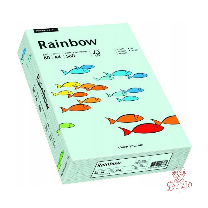 Papier ksero A4 80g RAINBOW R82 jasnoniebieski 88042695