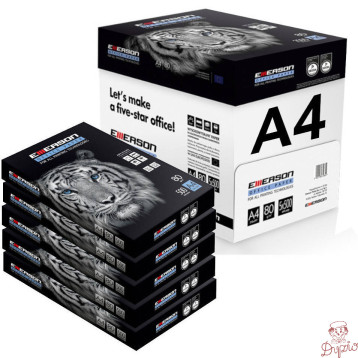 Papier ksero A4 80g EMERSON TIGER (5ryz) klasa białości C