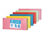 Przekładki do segregatora kartonowe 1/3 A4 zestaw 5 kolorów x 20 sztuk 100553887 ELBA