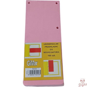 Przekładki 98x240 wąskie(100) różowe BREWIS