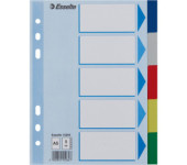 Przekładki plastikowe z PP A5 5 kart 15264 ESSELTE