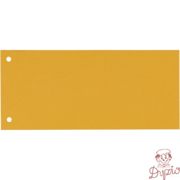Przekładki kartonowe 1/3 A4 (100) żółte (separatory) 624448 ESSELTE