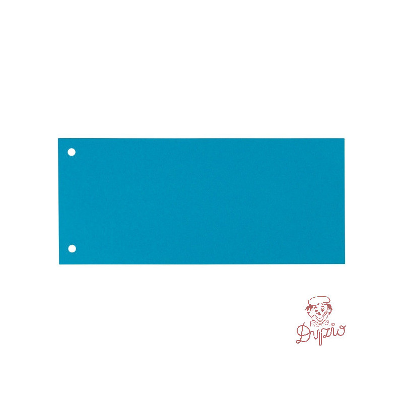 Przekładki kartonowe 1/3 A4 (100) niebieskie (separatory) 624445 ESSELTE