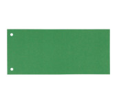 Przekładki kartonowe 1/3 A4 (100) zielone (separatory) 624447 ESSELTE