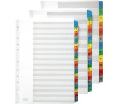 Przekładki alfabetyczne do segregatora A4 kartonowe A-Z MYLAR 100204595 OXFORD