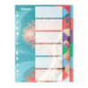 Przekładki Colour`Breeze PP A4 6 przekładek 628499 ESSELTE