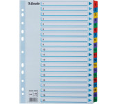 Przekładki kartonowe MYLAR A4 1-20 białe 100163 ESSELTE