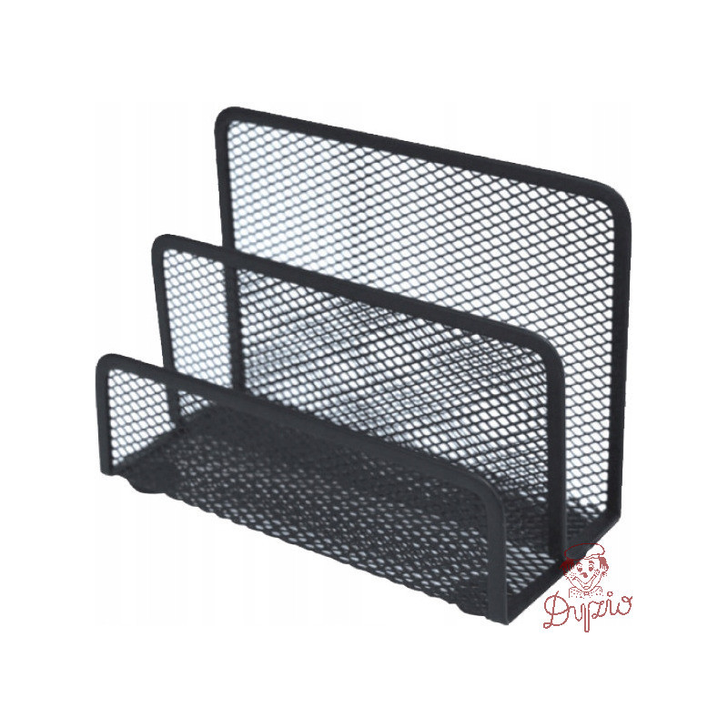 Stojak na koperty NATUNA siatka czarny 175x135x75mm (Z901)