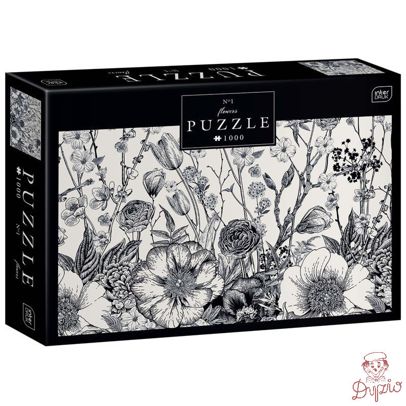 Puzzle 1000 Flowers 1 PUZ1000FLO1 INTERDRUK
