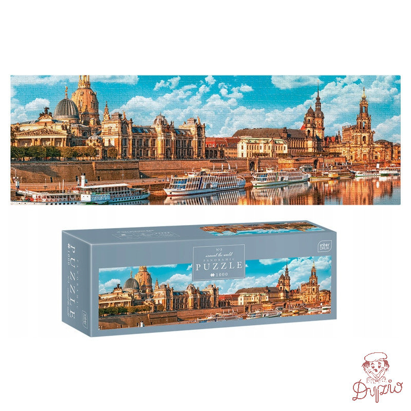 Puzzle panoramiczne 1000 Around the World 3 PUZPA1000AR3 INTERDRUK