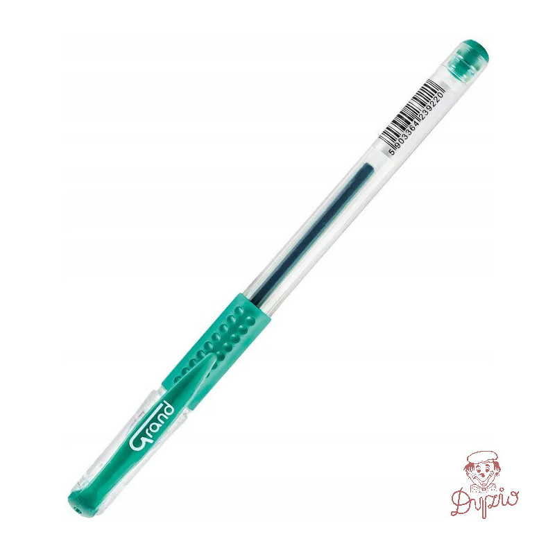 Pióro żelowe GR101 zielony 160-1028 GRAND