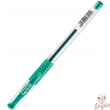 Pióro żelowe GR101 zielony 160-1028 GRAND