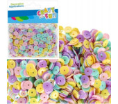 Cekiny metaliczne pastelowe mix 42,5g CRAFT WITH FUN 531732