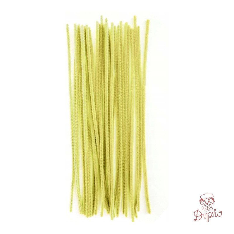Druty pluszowe 30cm żółte (neonowe) DPK-05 ALIGA