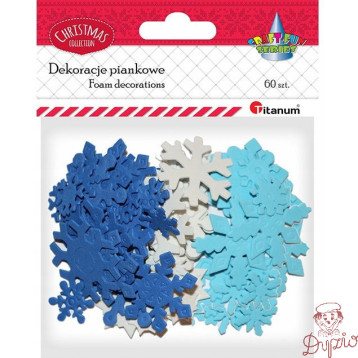 Dekoracje piankowe-śnieżynki (60) 282953 TITANUM
