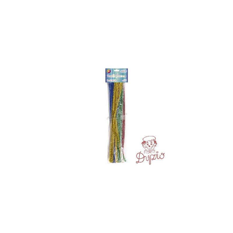 Druty kreatywne METALIK 6mm (40szt.) DP-6372 ALIGA