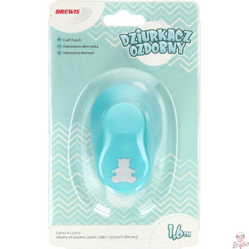 Dziurkacz ozdobny 1,6 cm MIŚ D16-09 BREWIS