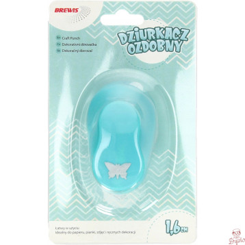 Dziurkacz ozdobny 1,6 cm MOTYL D16-63 BREWIS