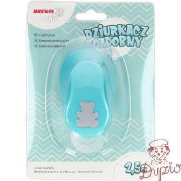 Dziurkacz ozdobny 2,5 cm MIŚ D25-12 BREWIS
