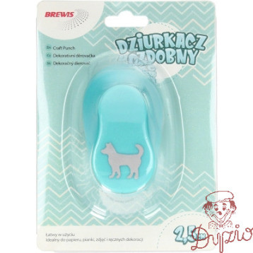 Dziurkacz ozdobny 2,5 cm PIES D25-59 BREWIS