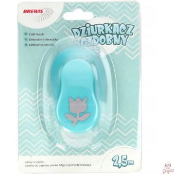 Dziurkacz ozdobny 2,5 cm TULIPAN D25-31 BREWIS