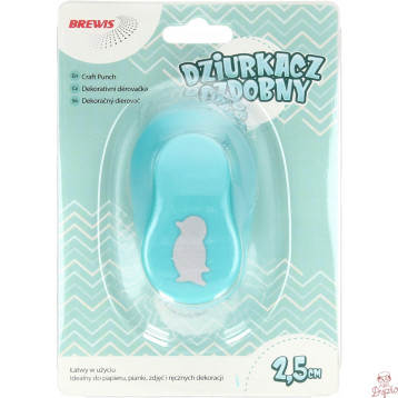 Dziurkacz ozdobny 2,5cm PINGWIN D25-70 BREWIS