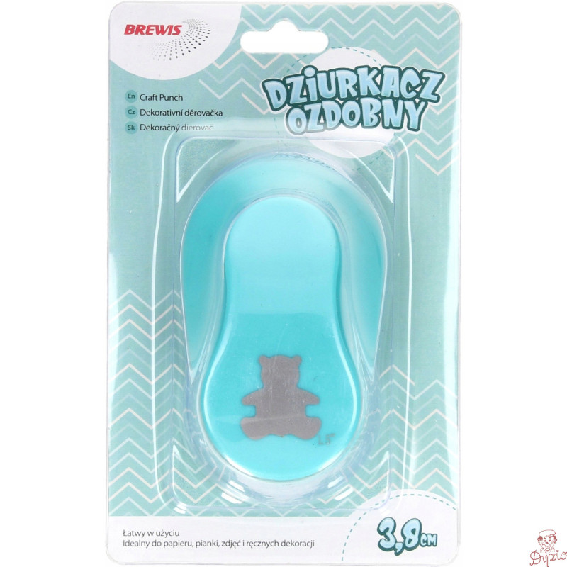 Dziurkacz ozdobny 3,8 cm MIŚ D38-18 BREWIS