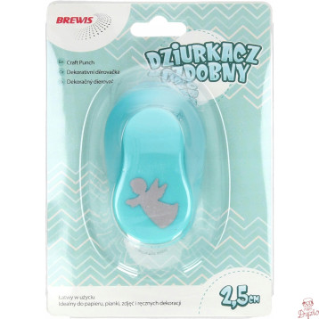 Dziurkacz ozdobny 2,5cm ANIOŁEK D25-36 BREWIS
