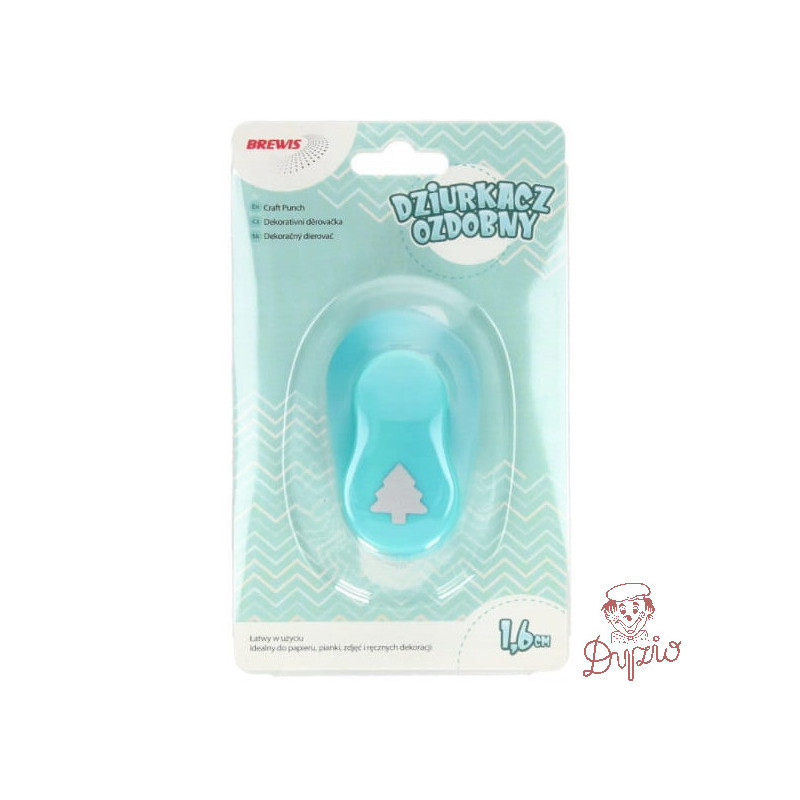 Dziurkacz ozdobny 1,6cm CHOINKA D16-13 BREWIS