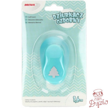 Dziurkacz ozdobny 1,6cm CHOINKA D16-13 BREWIS