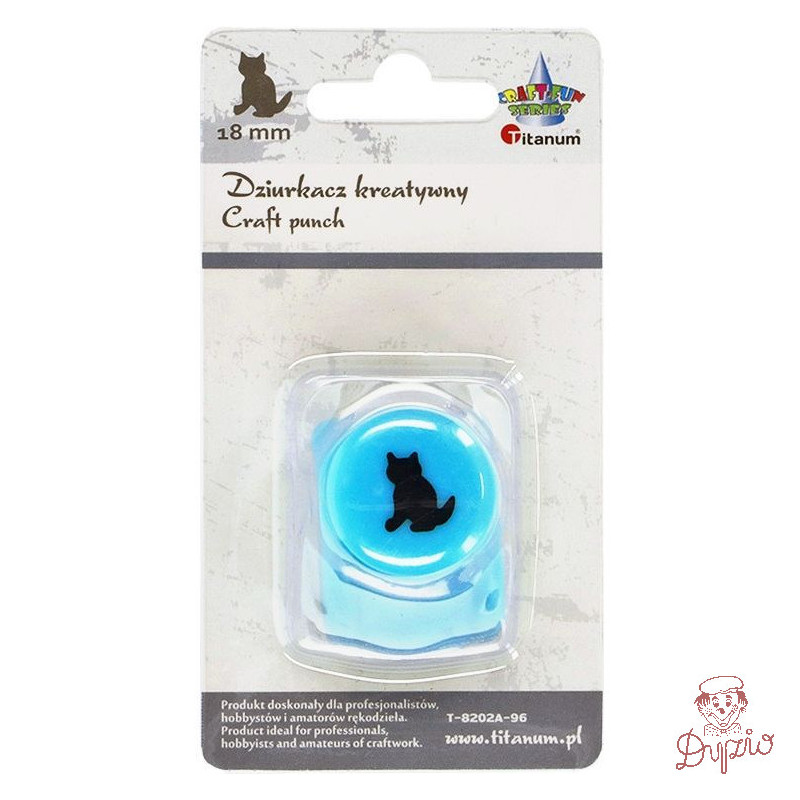 Dziurkacz ozdobny 18mm KOT 380043 TITANUM