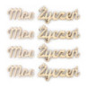 Ozdoby drewniane MOC ŻYCZEŃ (4szt.) 253016 Galeria Papieru