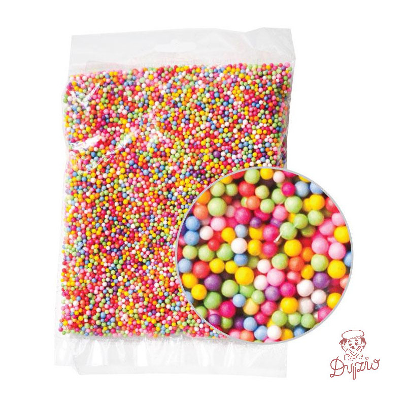 Kulki styropianowe mix kolorów 4mm 10g. KSK-MIX ALIGA