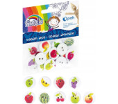 Ozdoby drewniene FIORELLO GR-WD607 guziki owoce (20) 170-2519