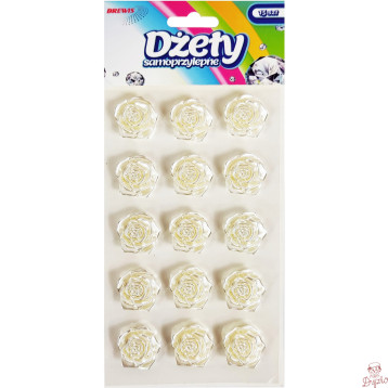 Dżety DSK4 Róże białe 15szt. BREWIS