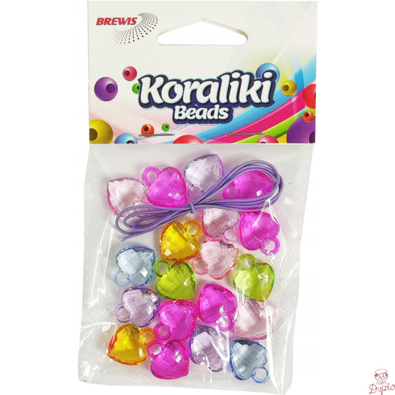 Koraliki do nawlekania serca KO3 BREWIS