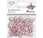 Koraliki kwiatki 20g, 15mm 649847 TITANUM