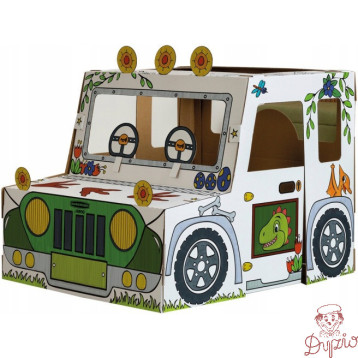 Domek do kolorowania CIĘŻARÓWKA DINOZAUR XL 100142509 FELLOWES