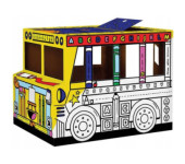 Domek do kolorowania AUTOBUS XXL 100130976 FELLOWES